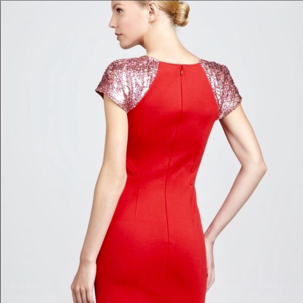 ERIN by Erin Fetherston Red & Pink Cocktail Dress